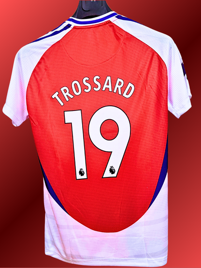 Arsenal Trossard Kırmızı Beyaz Forma