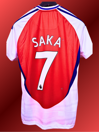 Arsenal Bukayo Saka Kırmızı Beyaz Forma