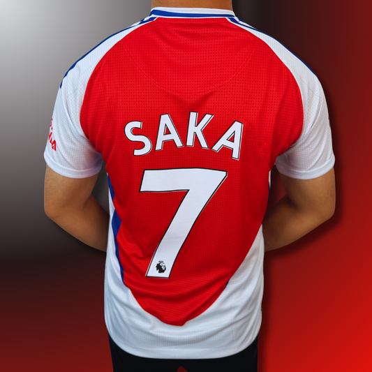 Arsenal Bukayo Saka Kırmızı Beyaz Forma